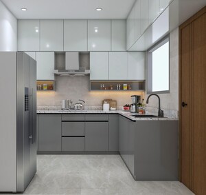 Kitchen in 3 BHK Apartment at Prestige Beverly Hills, Kokapet – for Rent