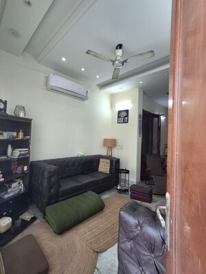 Living Room in 3 BHK Builder Floor at Ansal Plaza Sector-23, Sector 23 – for Rent