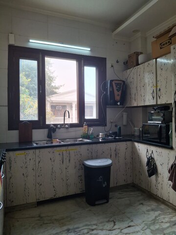 Kitchen in 3 BHK Builder Floor at Ansal Plaza Sector-23, Sector 23 – for Rent