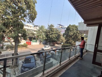 Balcony in 3 BHK Builder Floor at Ansal Plaza Sector-23, Sector 23 – for Rent