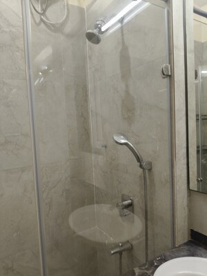 Bathroom in 2 BHK Apartment at L&T Crescent Bay T2, Parel – for Sale