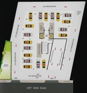 Floor Plan in 3 BHK Apartment at Alkapoor – for Sale