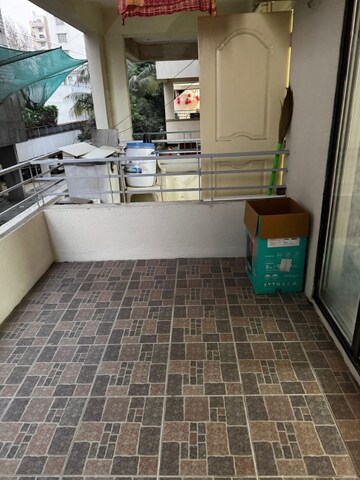 Balcony in 2 BHK Apartment at Mahavir Bhakti Genesis, Wakad – for Rent