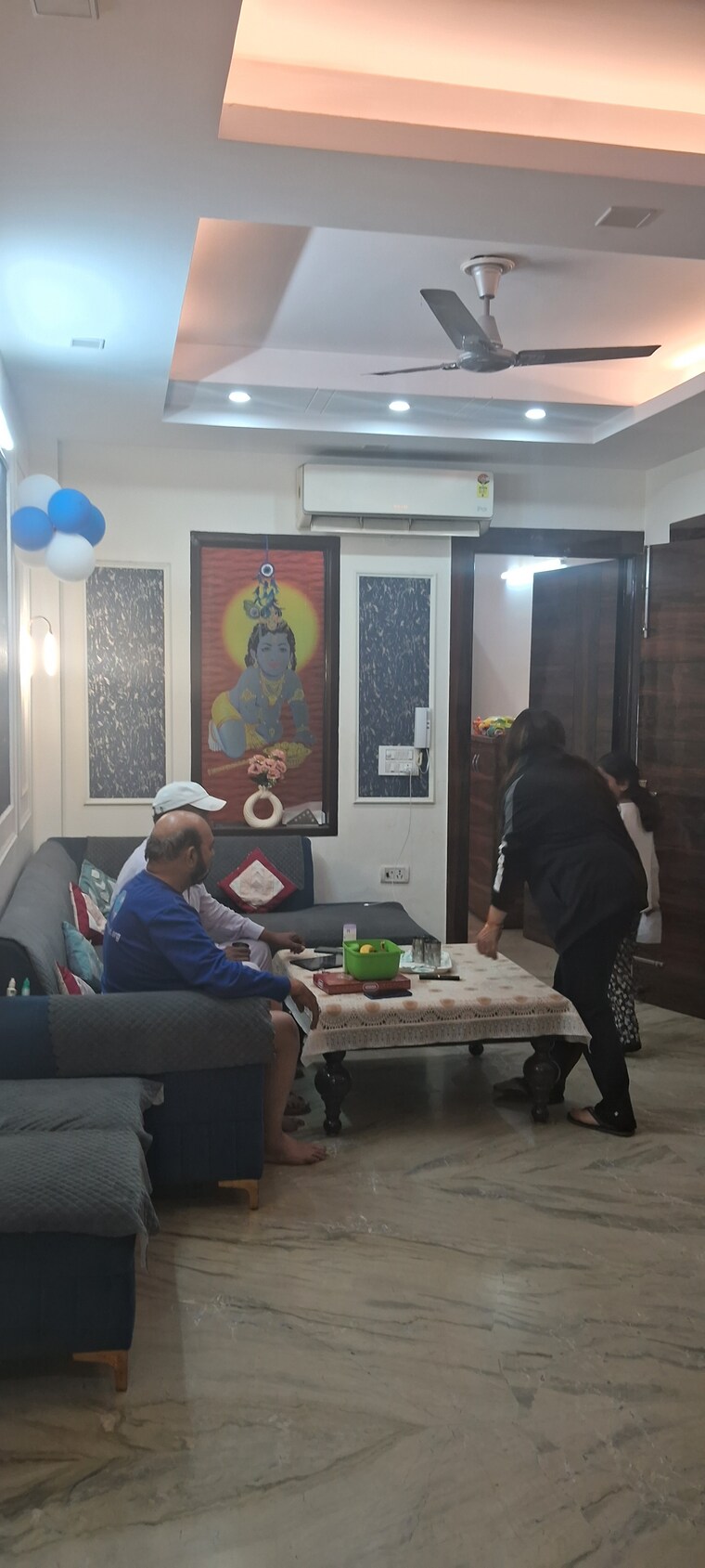 Living Room, gagan vihar 3.5 Bedroom 1300 Sq.Ft. Builder Floor In Gagan Vihar Delhi 9458442