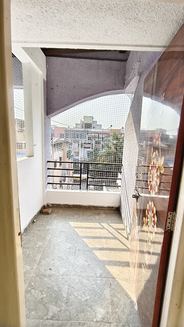Balcony in 1 BHK Apartment at Wadgaon Sheri – for Rent