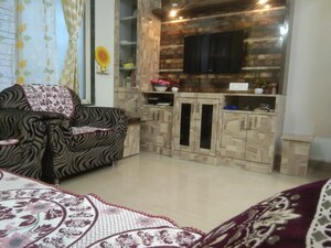 Living Room in 1 BHK Apartment at Prayeja City CHS, Nanded Fata – for Rent