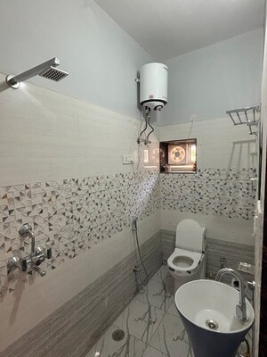 Bathroom in 4 BHK Builder Floor at Chattarpur – for Sale