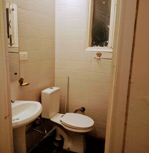 Bathroom in 3 BHK Apartment at NK Savitry Enclave, Vip Road – for Rent