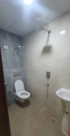 Bathroom in 3 BHK Builder Floor at Chattarpur – for Rent