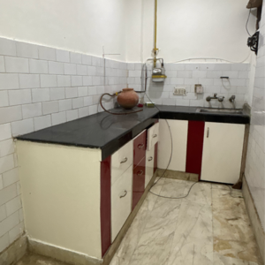 Kitchen in 2 BHK Builder Floor at Malviya Nagar – for Rent