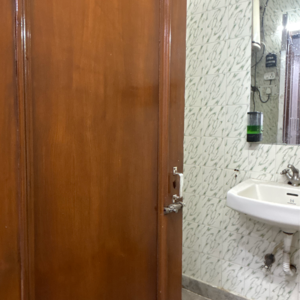 Bathroom in 2 BHK Builder Floor at Malviya Nagar – for Rent