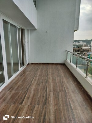 Balcony in 3 BHK Apartment at Ajit Buttepatil Angelle Hills Version T, Bavdhan – for Rent