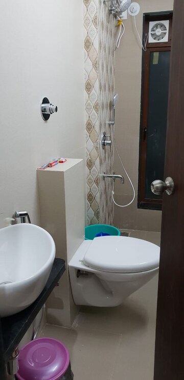 Bathroom in 2.5 BHK Apartment at Milan Nazareth Niketan, Andheri East – for Rent