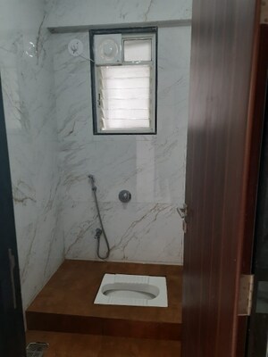 Bathroom in 3 BHK Apartment at Royal Vrundavan, Ravet – for Rent