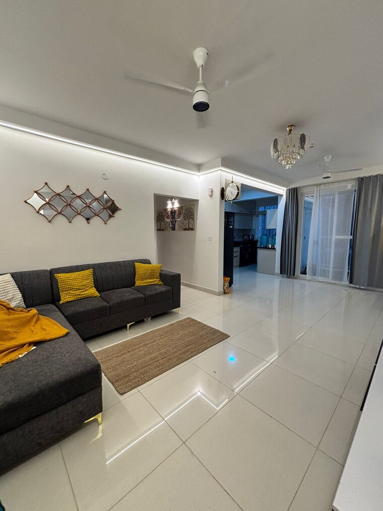 Living Room, brigade-cornerstone-utopia-tranquil-block 2 Bedroom 1259 Sq.Ft. Apartment In Varthur Bangalore 9459572