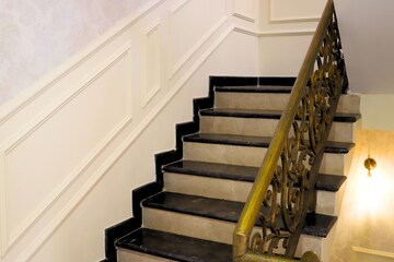 Staircase in 6+ BHK Villa at Ezzy Corinth, Hennur Road – for Sale