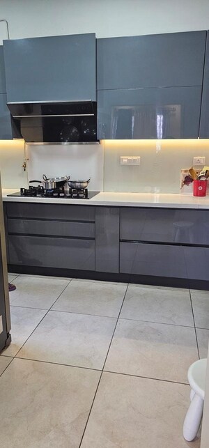 Kitchen in 3 BHK Apartment at Prestige Lakeside Habitat, Varthur – for Rent