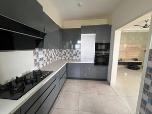 Kitchen in 3 BHK Apartment at Prestige Lakeside Habitat, Varthur – for Rent