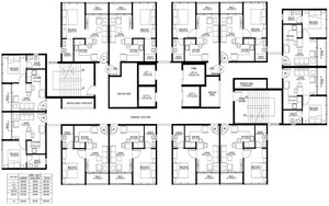 Floor Plan in 1 BHK Apartment at Kharadi – for Rent