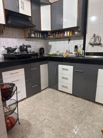 Kitchen in 2 BHK Builder Floor at RBC II, Sushant Lok I – for Rent