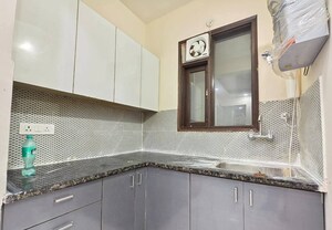 Kitchen in 1 BHK Builder Floor at Chattarpur – for Rent