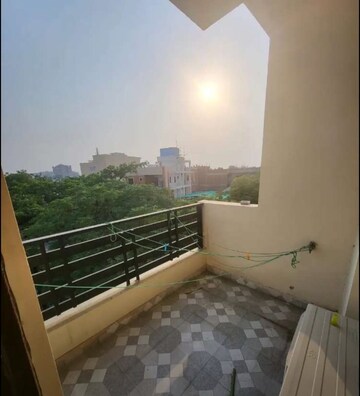 Balcony in 3 BHK Apartment at Aliganj – for Rent