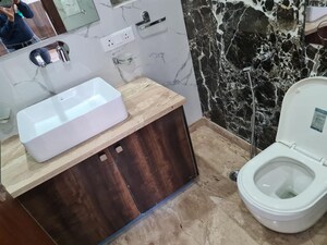 Bathroom in 3 BHK Apartment at Greater Kailash I – for Rent