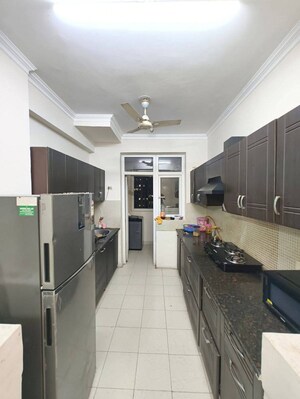 Kitchen in 3 BHK Builder Floor at Palm Residency Chhatarpur, Chattarpur – for Rent