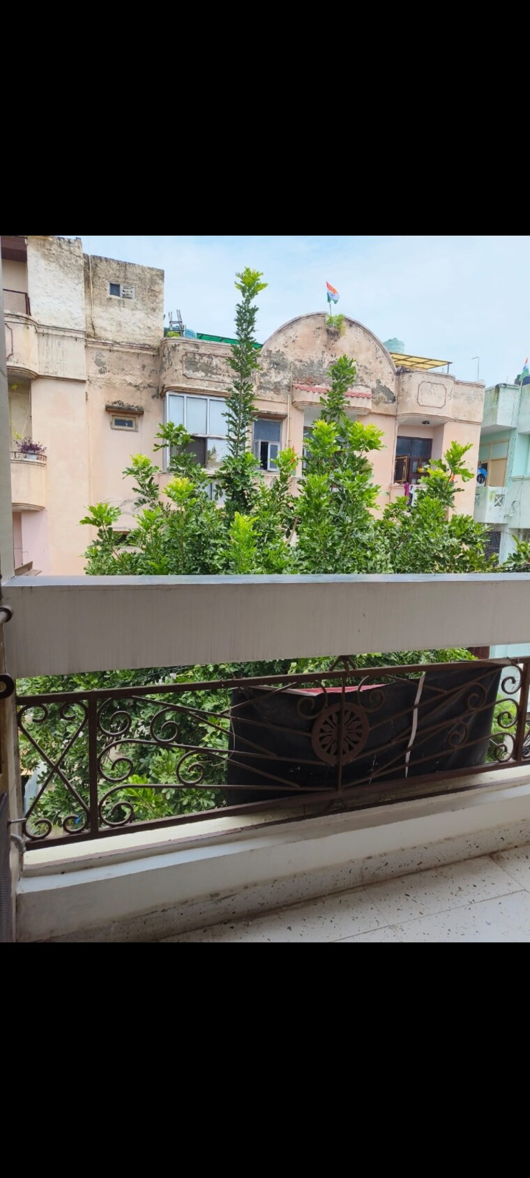 Balcony, bhavya-apartments-vaishali 2 Bedroom 950 Sq.Ft. Builder Floor In Vaishali Sector 4 Ghaziabad 9460407