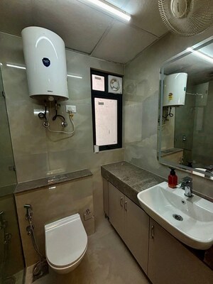 Bathroom in 3 BHK Apartment at M3M Sky City, Sector 65 – for Rent
