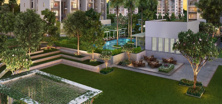 Garden, godrej-aqua-vista 3 Bedroom 985 Sq.Ft. Apartment In Keshav Nagar Pune 9460438