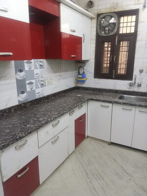 Kitchen in 2 BHK Builder Floor at Rohini Sector 25 – for Rent