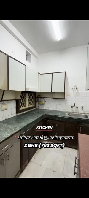 Kitchen in 2 BHK Apartment at Shipra Suncity, Vaibhav Khand – for Sale