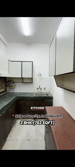 Kitchen in 2 BHK Apartment at Shipra Suncity, Vaibhav Khand – for Sale