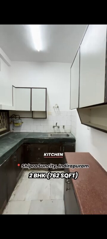 Kitchen in 2 BHK Apartment at Shipra Suncity, Vaibhav Khand – for Sale