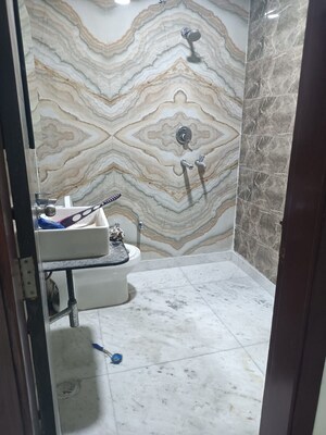 Bathroom in 3 BHK Builder Floor at Preet Vihar – for Rent