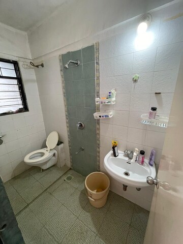 Bathroom in 2 BHK Apartment at Magarpatta City Iris, Hadapsar – for Rent
