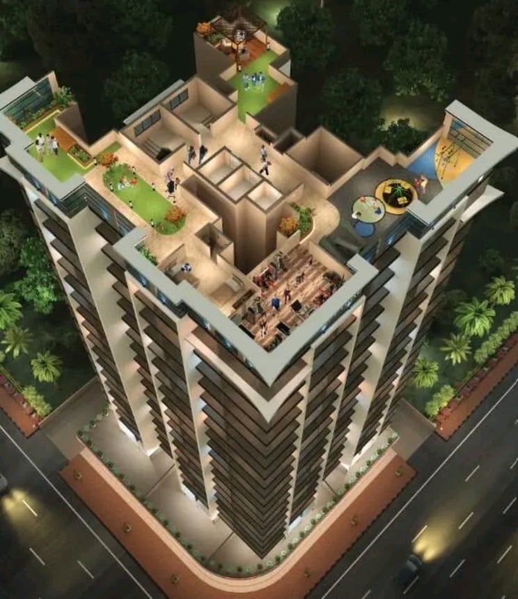 Exterior View, giriraj-sapphire 2 Bedroom 631 Sq.Ft. Apartment In Kharghar Sector 35e Navi Mumbai 9460513