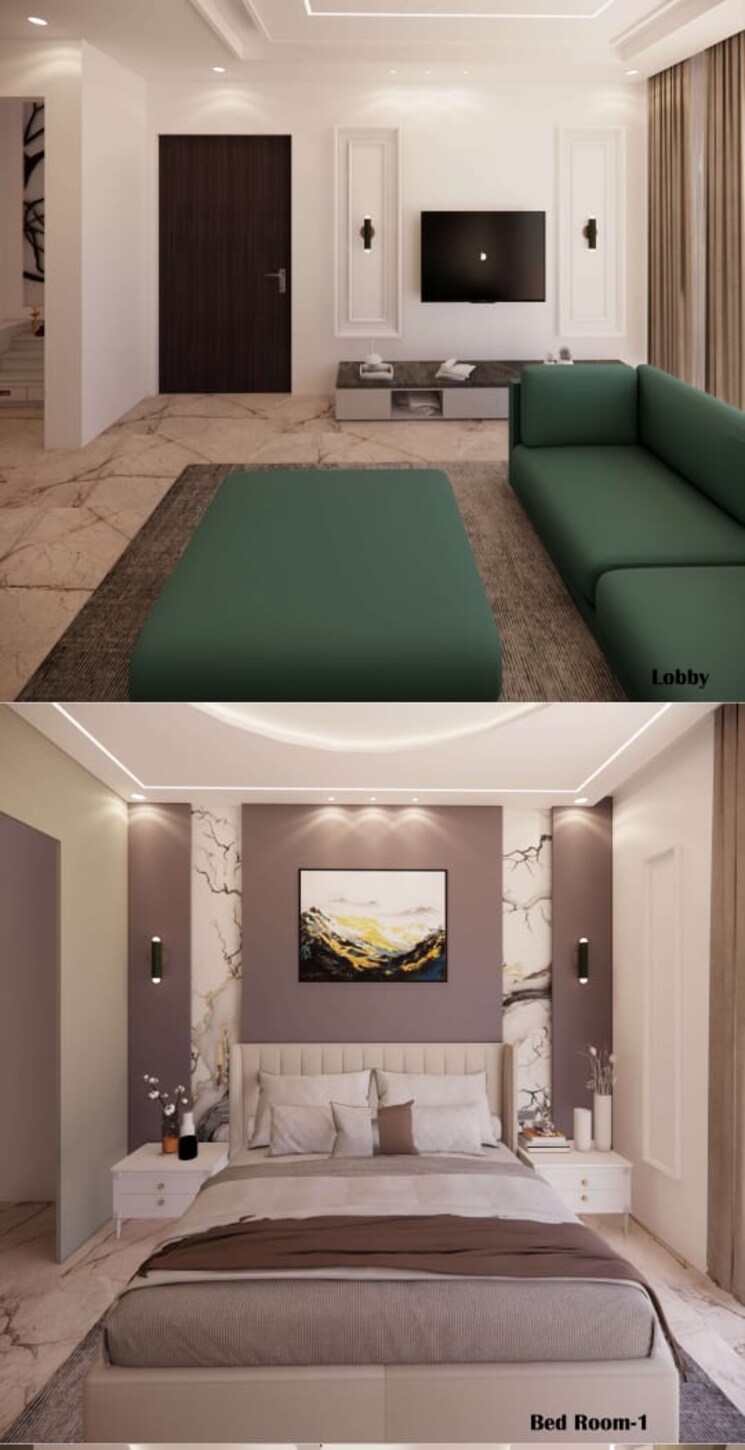 Master Bedroom, amrapali-crystal-homes 3 Bedroom 1375 Sq.Ft. Apartment In Sector 76 Noida 9460521