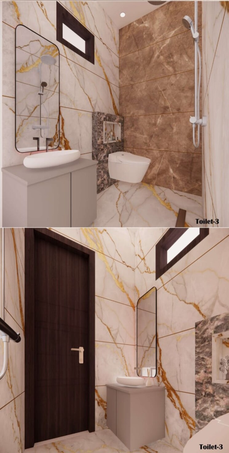 Bathroom, amrapali-crystal-homes 3 Bedroom 1375 Sq.Ft. Apartment In Sector 76 Noida 9460521