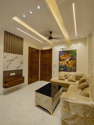 Living Room in 2 BHK Builder Floor at Dwarka Mor – for Sale