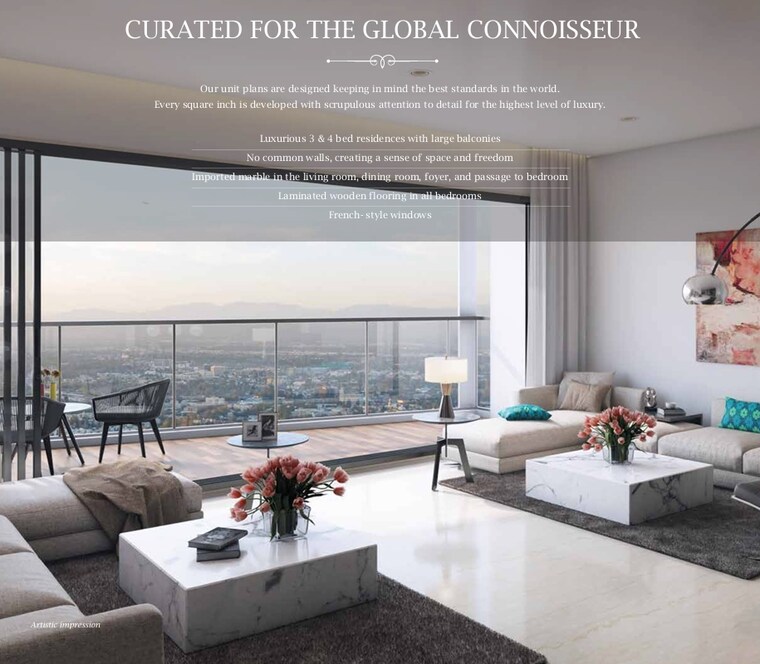 Living Room, puravankara-purva-orient-grand 4 Bedroom 2338 Sq.Ft. Apartment In Mavalli Bangalore 9460594