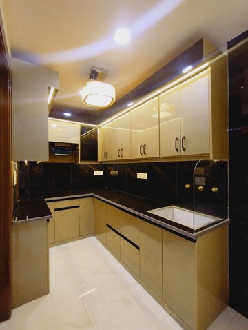 Kitchen in 3 BHK Builder Floor at Mohan Garden – for Sale