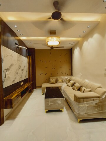 Living Room in 3 BHK Builder Floor at Mohan Garden – for Sale