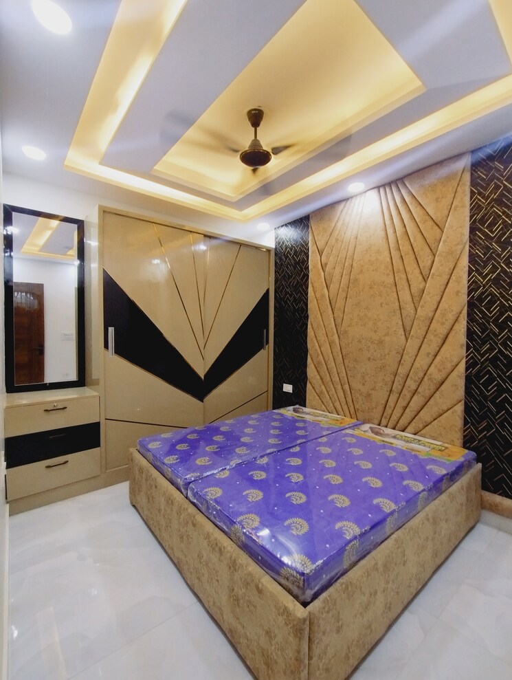 Bedroom, mohan garden 3 Bedroom 900 Sq.Ft. Builder Floor In Mohan Garden Delhi 9460605