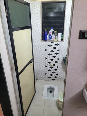 Bathroom in 1 BHK Apartment at Sankalp Raghu Anand CHS, Panch Pakhadi – for Rent