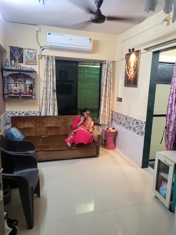 Living Room in 1 BHK Apartment at Sankalp Raghu Anand CHS, Panch Pakhadi – for Rent