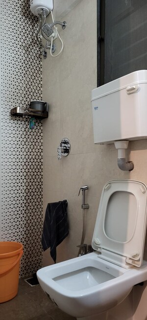 Bathroom in 1 BHK Apartment at Bhoomi Samarth, Goregaon East – for Rent