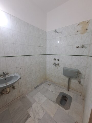 Bathroom in 2 BHK Builder Floor at Malviya Nagar – for Rent