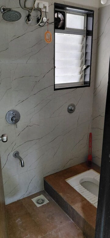 Bathroom in 2 BHK Apartment at Sayba Orchid, Kurla East – for Rent